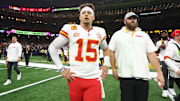 Kansas City Chiefs quarterback Patrick Mahomes has the largest total contract in the NFL at $450 million. 