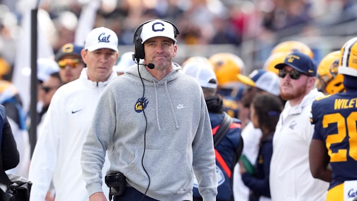 Cal head coach Justin Wilcox Cal head coach Justin Wilcox