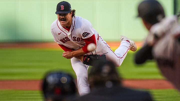 Apr 23, 2026; Boston, Massachusetts, USA; Boston Red Sox pitcher Payton Tolle (70) throws a pitch against the New York Yankees in the first inning at Fenway Park. Mandatory Credit: David Butler II-Imagn Images