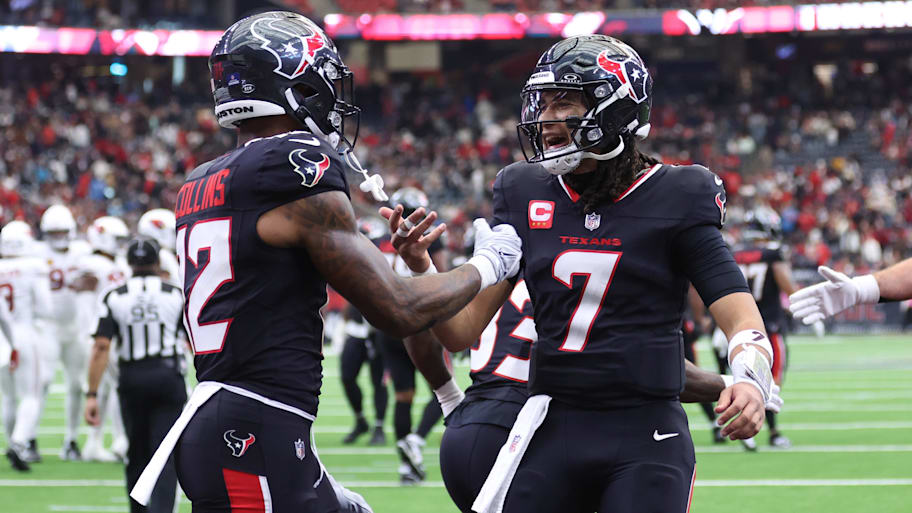 Texans wide receiver Nico Collins and quarterback C.J. Stroud
