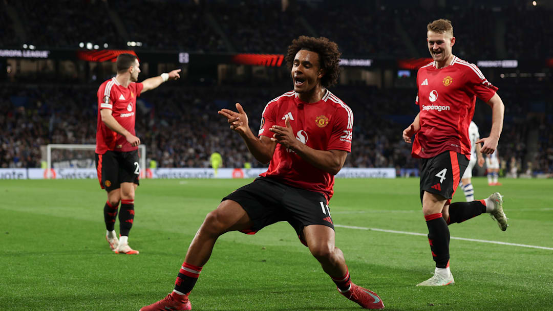 Real Sociedad de Futbol v Manchester United - UEFA Europa League 2024/25 Round of 16 First Leg