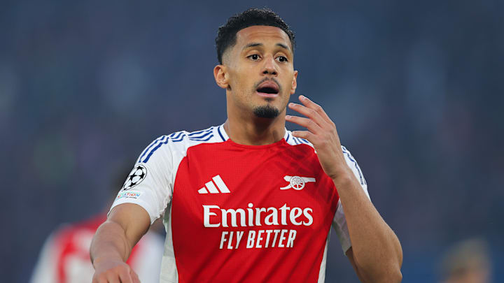 Saliba, zagueiro do Arsenal, está na mira do Real Madrid Saliba, zagueiro do Arsenal, está na mira do Real Madrid