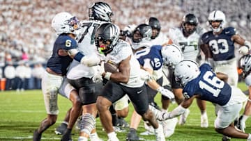 The Ducks went for it on fourth down seven times against Penn State, converting five, including this 8-yard touchdown run on 4th and 1 in the fourth quarter.