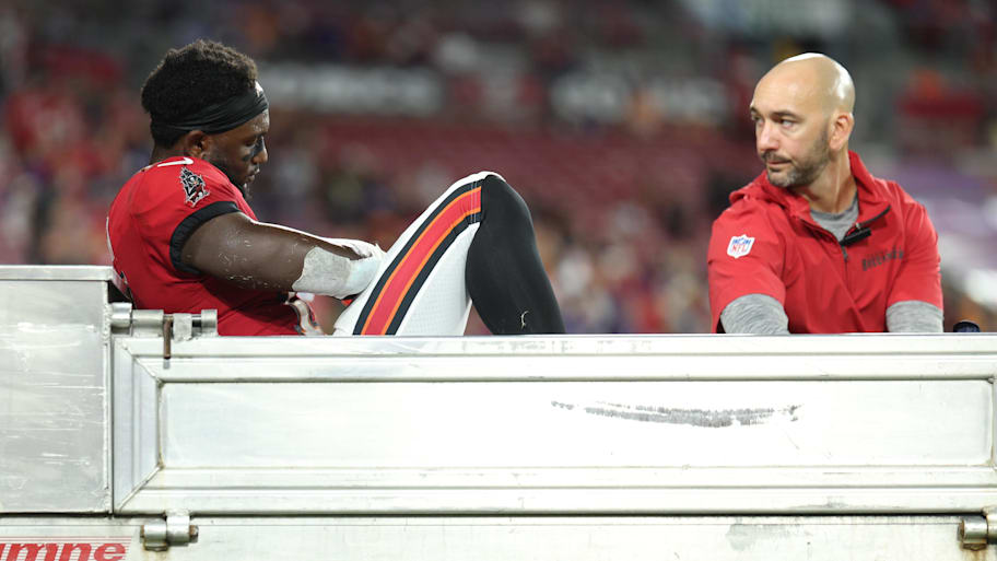 The Tampa Bay Buccaneers have a timeline in mind for the return of veteran wide receiver Chris Godwin. | Nathan Ray Seebeck-Imagn Images
