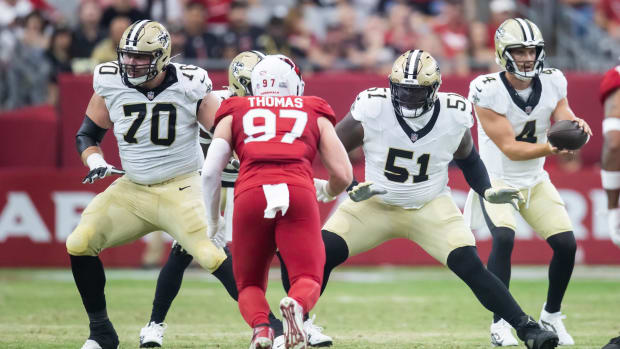 Trevor Penning is going to be under a microscope for the Saints.