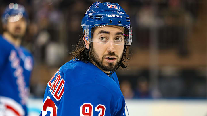 New York Rangers center Mika Zibanejad New York Rangers center Mika Zibanejad