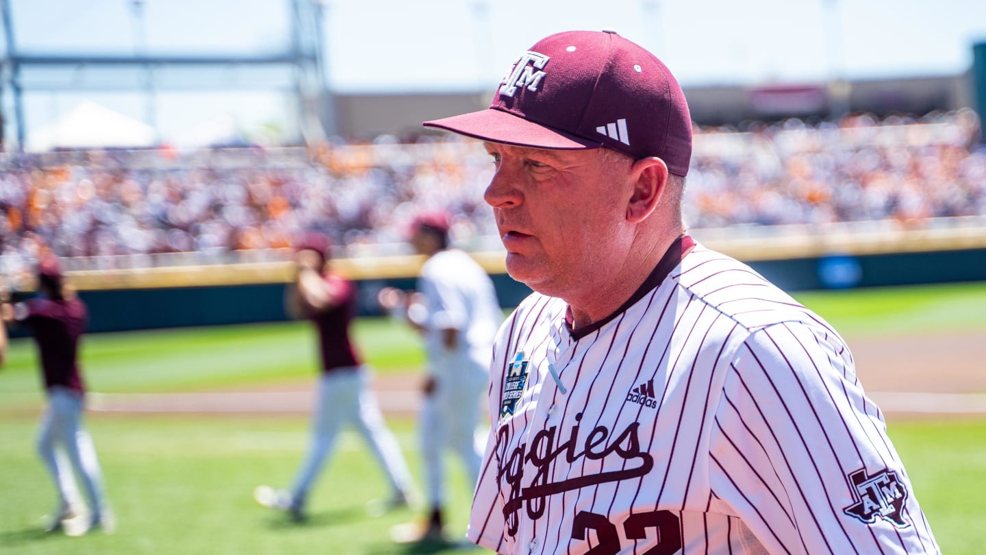 Report: Texas A&M Baseball Coach Resigns After College World Series Defeat, Joins Texas University