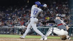 Los Angeles Dodger designated hitter Shohei Ohtani