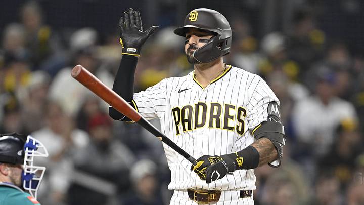San Diego Padres right fielder Nick Castellanos.
