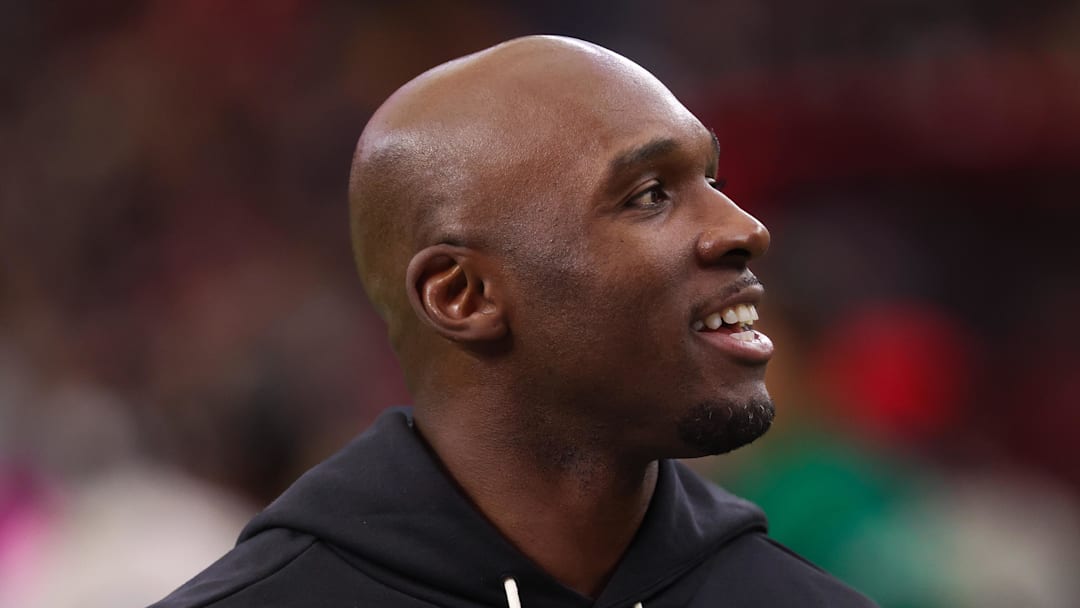 Dec 14, 2025; Houston, Texas, USA; Houston Texans head coach DeMeco Ryans walk off the field at half time against the Arizona Cardinals in the second quarter at NRG Stadium. Mandatory Credit: Thomas Shea-Imagn Images