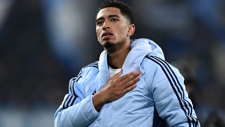 Jude Bellingham est mis en valeur par le Real. Jude Bellingham est mis en valeur par le Real.