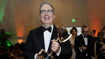 Los Angeles, CA, USA; John Oliver at the 76th Emmy Awards at the Peacock Theater on Sunday, Sept. 15, 2024, in Los Angeles.
