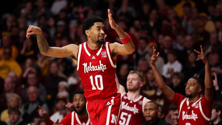 Nebraska Cornhuskers guard Jamarques Lawrence (10)