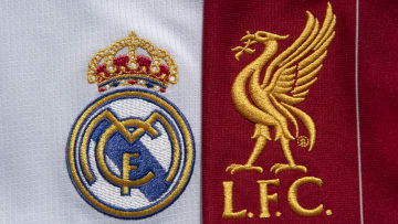 The Real Madrid and Liverpool FC Club Badges