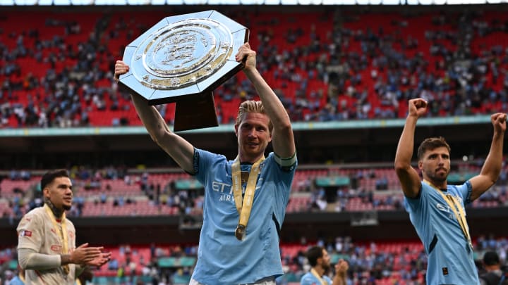 Man City lift the Community Shield