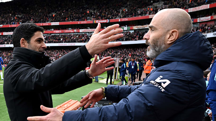Mikel Arteta and Enzo Maresca.