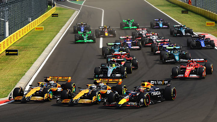 Oscar Piastri, Lando Norris, Max Verstappen, Formula 1