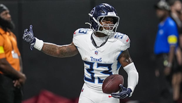 Tennessee Titans safety Kendell Brooks