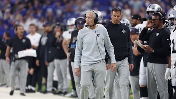 Las Vegas Raiders, NFL, Indianapolis Colts, Head Coach Pete Carroll