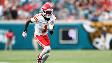 Kansas City Chiefs rookie Xavier Worthy