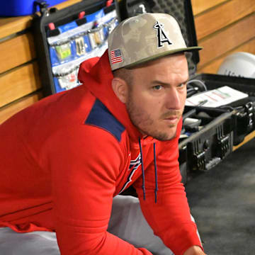 The plan was for Trout to return Monday. He reportedly pushed to be in the Angels lineup this weekend. 