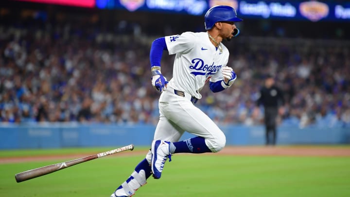 Los Angeles Dodgers right fielder Mookie Betts.