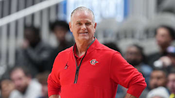 San Diego State Aztecs head coach Brian Dutcher.