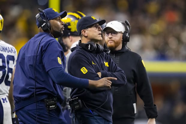 Jim Harbaugh, Sherrone Moore, Michigan Football