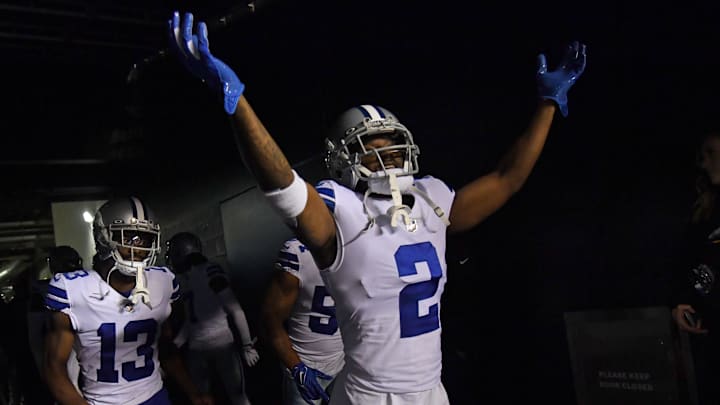 Oct 16, 2022; Philadelphia, Pennsylvania, USA; Dallas Cowboys cornerback Jourdan Lewis (2) in the tunnel against the Philadelphia Eagles at Lincoln Financial Field. 