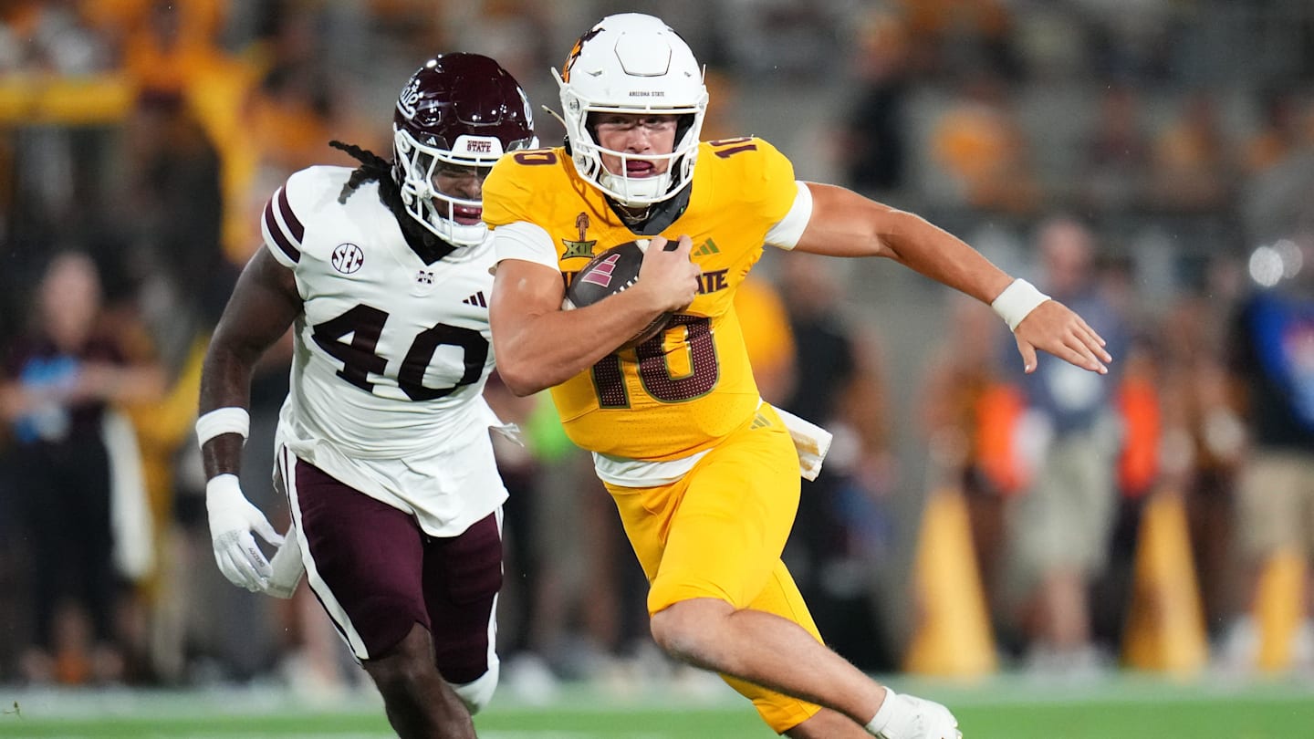 Arizona State QB Sam Leavitt Ranked Second Best Returning Quarterback
