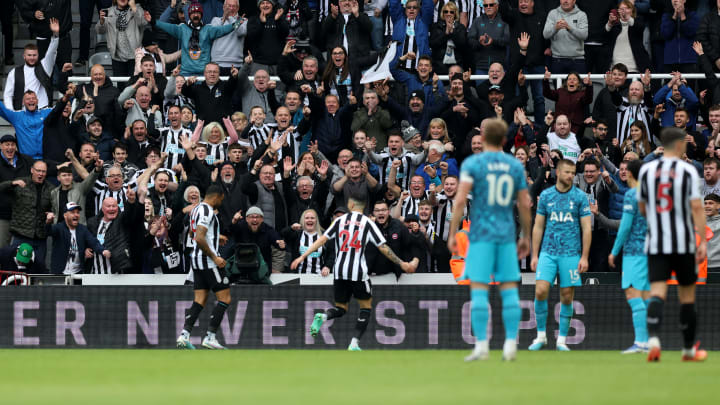 Newcastle romped to a handsome victory at home to Tottenham on Sunday afternoon 