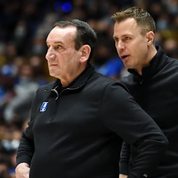 Duke basketball's Mike Krzyzewski and Jon Scheyer