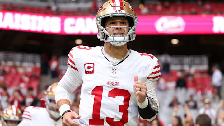 2025 NFL Picks, Score Predictions; Brock Purdy