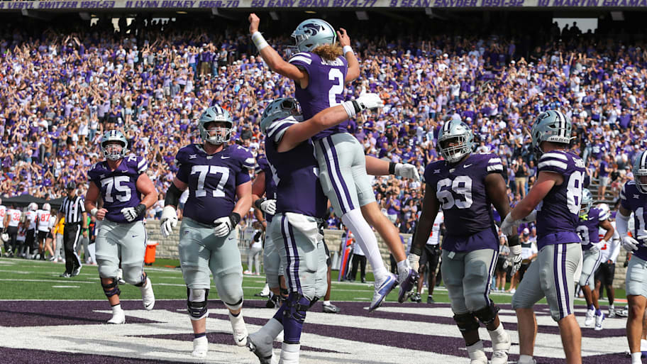Kansas State returns a strong core, led by quarterback Avery Johnson, capable of contending in the Big 12. | Scott Sewell-Imagn Images