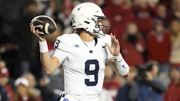 Penn State Nittany Lions quarterback Beau Pribula (9) 