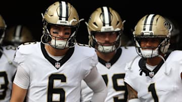 New Orleans Saints quarterback Tyler Shough