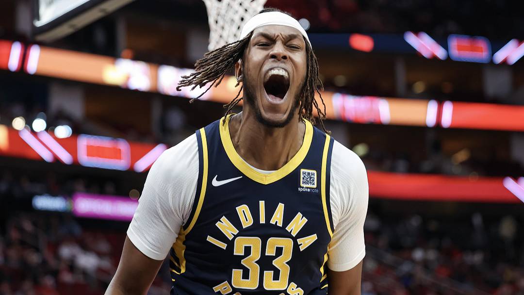 Former Indiana Pacers center Myles Turner.