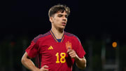 Gabri Veiga avec le maillot de l'Espagne