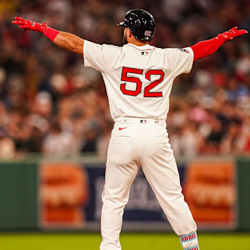 Wilyer Abreu helped the Red Sox to their seventh straight win on Tuesday night.