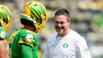 Dan Lanning, Dante Moore, Montana State v Oregon