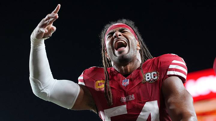San Francisco 49ers linebacker Fred Warner (54)