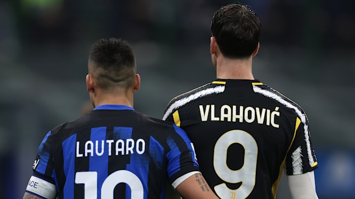 Lautaro Martinez e Dusan Vlahovic