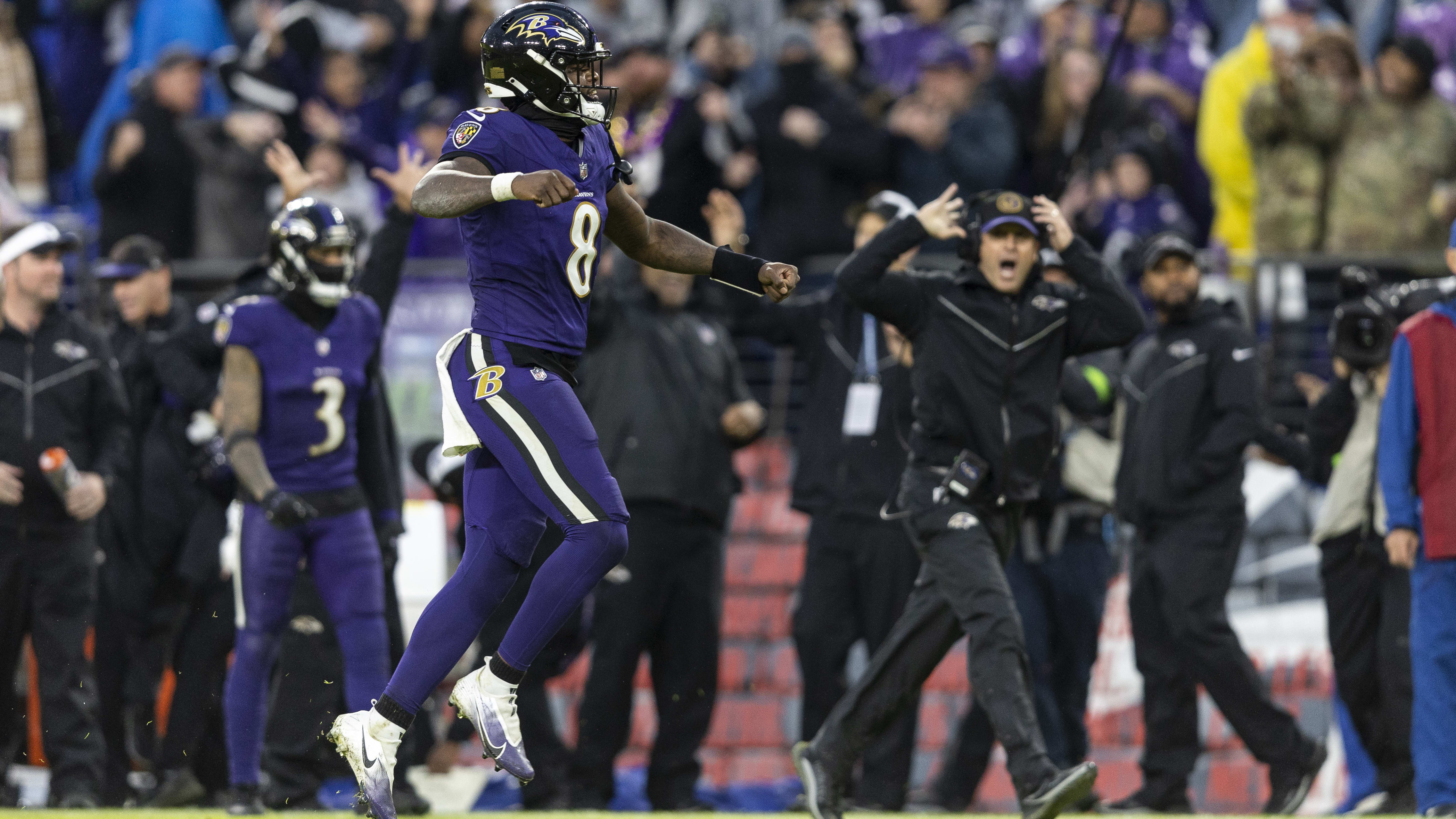 Lamar Jackson, John Harbaugh