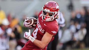 Arkansas Razorbacks wide receiver Isaac TeSlaa