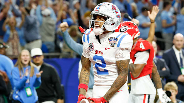 Mississippi Rebels wide receiver Harrison Wallace III (2)