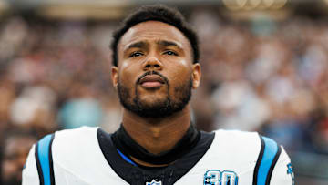 Carolina Panthers tight end Ja'Tavion Sanders