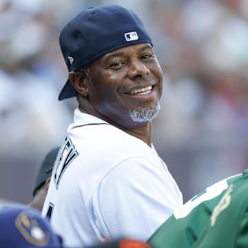 Jul 8, 2023; Seattle, Washington, USA; Seattle Mariners former outfielder Ken Griffey, Jr.