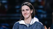 May 28, 2025; Washington, District of Columbia, USA; Indiana Fever guard Caitlin Clark before the game against the Washington Mystics at Entertainment & Sports Arena. Mandatory Credit: Emily Faith Morgan-Imagn Images