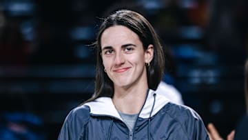 May 28, 2025; Washington, District of Columbia, USA; Indiana Fever guard Caitlin Clark before the game against the Washington Mystics at Entertainment & Sports Arena. Mandatory Credit: Emily Faith Morgan-Imagn Images