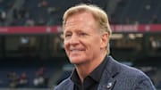 Commissioner Roger Goodell was in Madrid for the Week 11 Commanders-Dolphins game. His office has worked to curtail the NFLPA report cards.